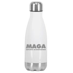 Trump Dark Maga Never Surrender Stainless Steel Insulated Water Bottle