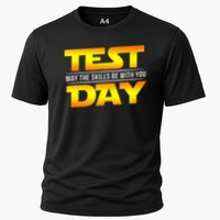 Test Day May The Skills Be With You Teacher Gift Cooling Performance Crew T-Shirt