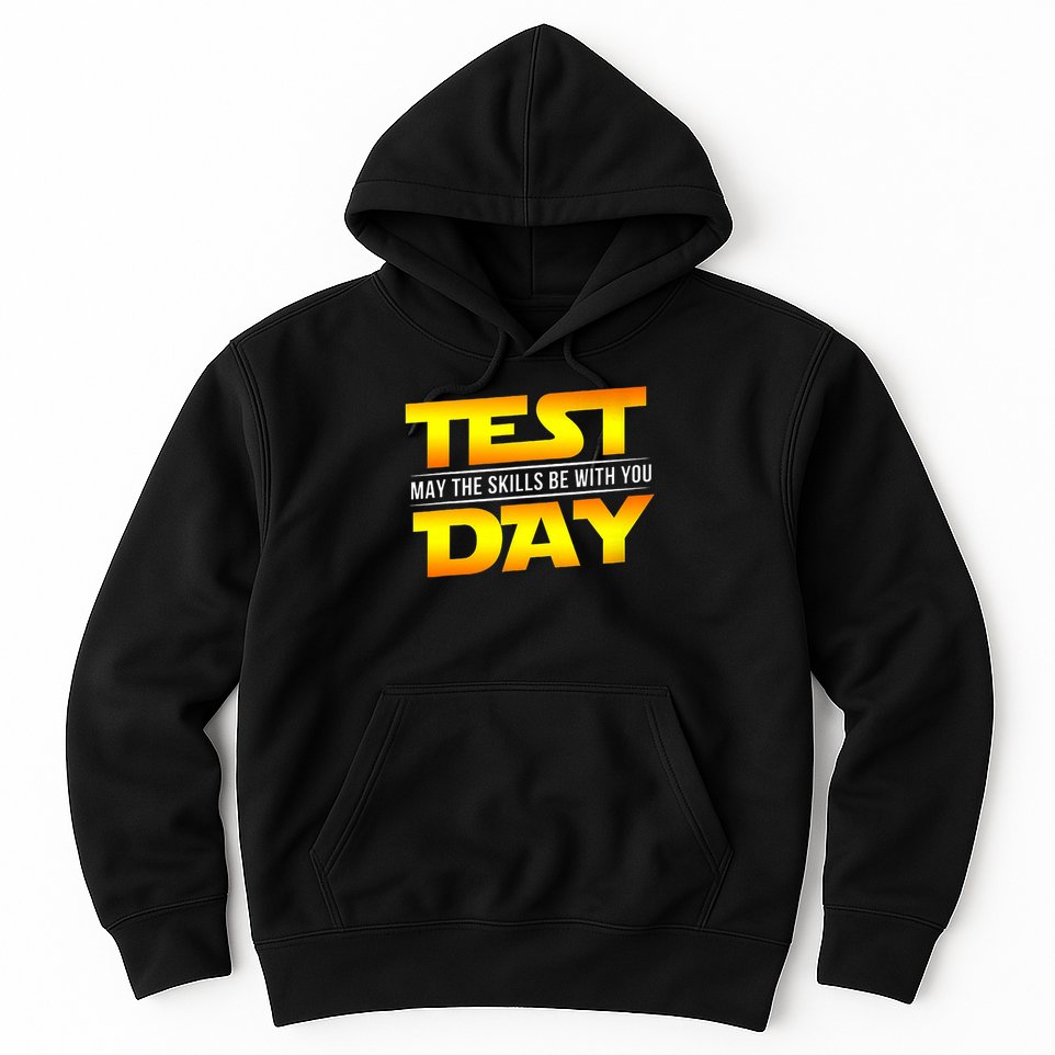 Test Day May The Skills Be With You Teacher Gift Hoodie