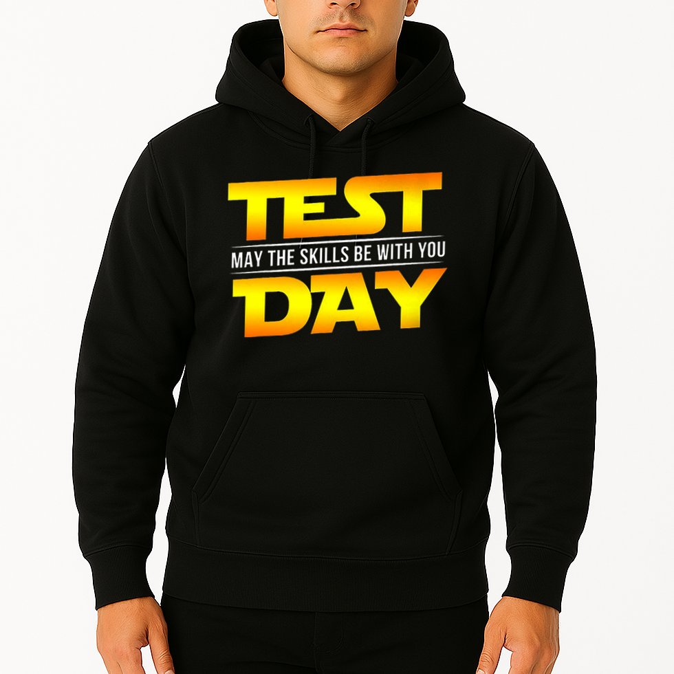Test Day May The Skills Be With You Teacher Gift Hoodie