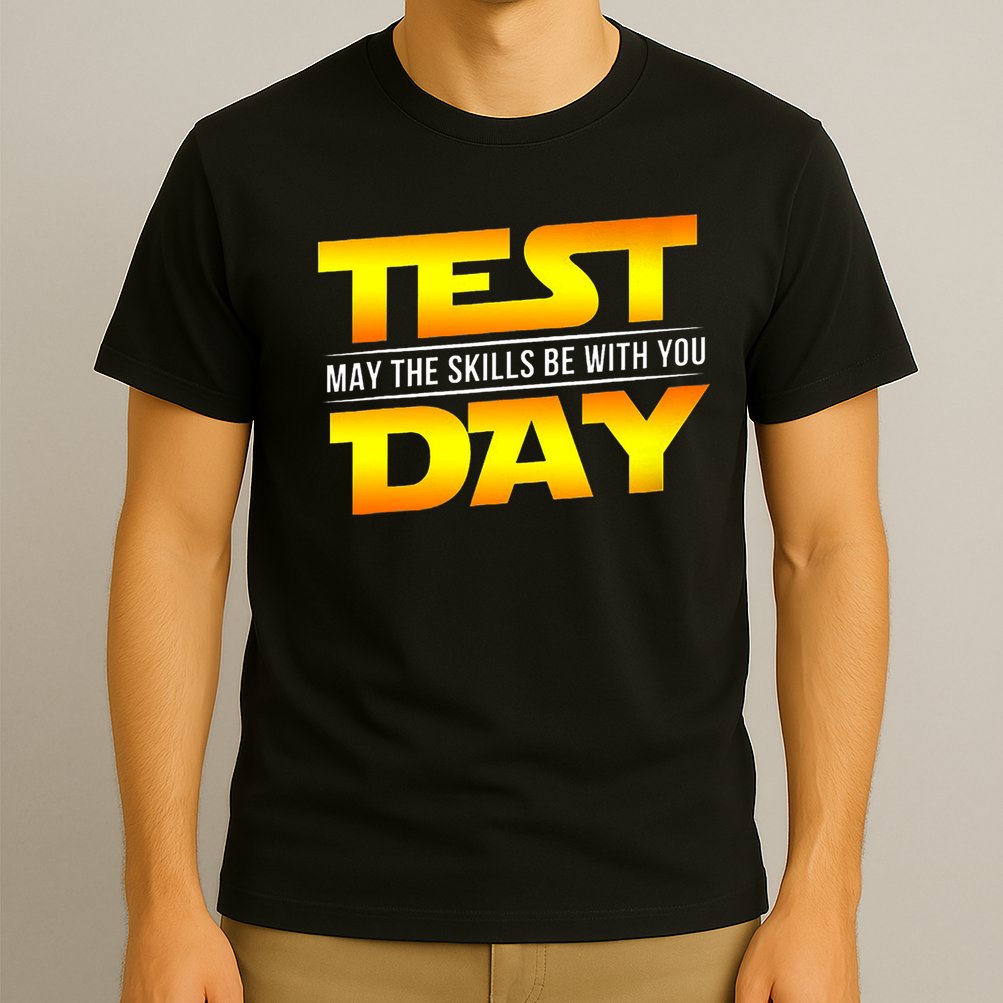 Test Day May The Skills Be With You Teacher Gift T-Shirt