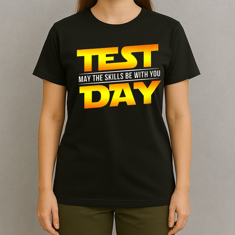 Test Day May The Skills Be With You Teacher Gift T-Shirt