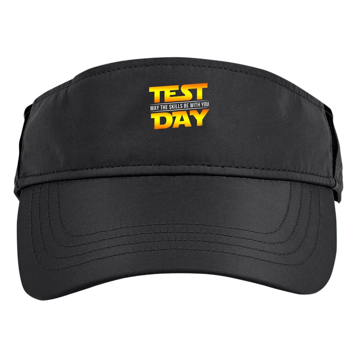 Test Day May The Skills Be With You Teacher Gift Adult Drive Performance Visor