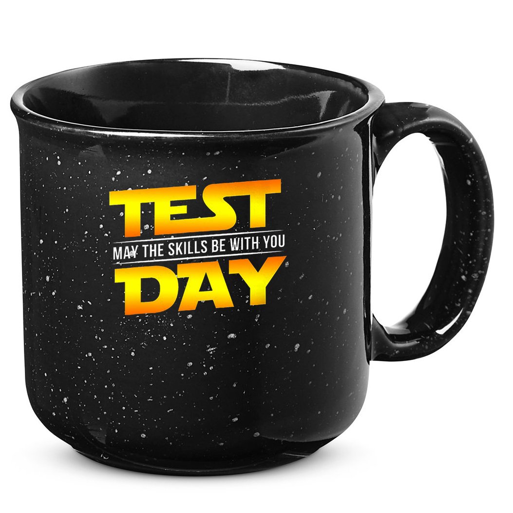 Test Day May The Skills Be With You Teacher Gift 15oz Campfire Ceramic Mug