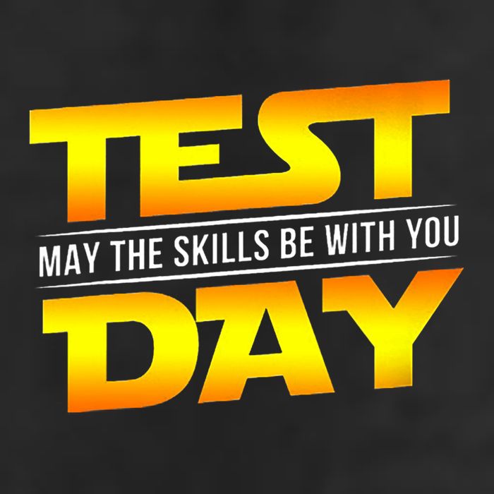 Test Day May The Skills Be With You Teacher Gift 25L Jumbo Tote