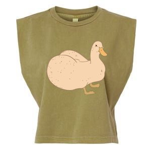 Thicc Ducc Meme Garment-Dyed Women's Muscle Tee