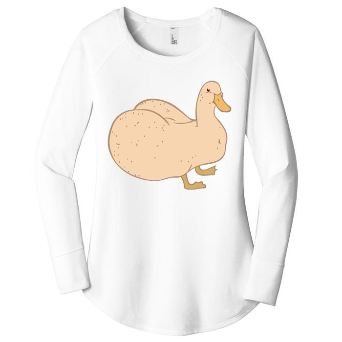 Thicc Ducc Meme Women's Perfect Tri Tunic Long Sleeve Shirt