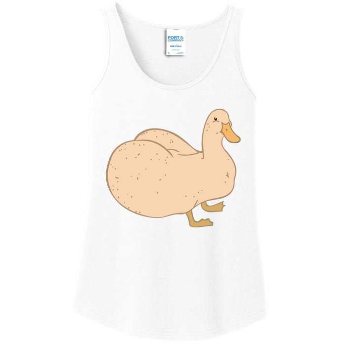 Thicc Ducc Meme Ladies Essential Tank