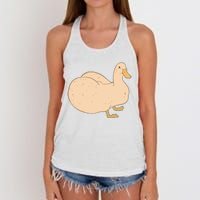 Thicc Ducc Meme Women's Knotted Racerback Tank