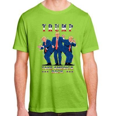 Trump Dance Moves 2024 President 47 Signature Trending Funny Adult ChromaSoft Performance T-Shirt