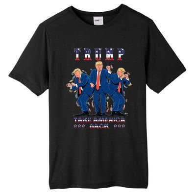 Trump Dance Moves 2024 President 47 Signature Trending Funny Tall Fusion ChromaSoft Performance T-Shirt