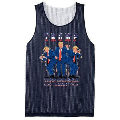 Trump Dance Moves 2024 President 47 Signature Trending Funny Mesh Reversible Basketball Jersey Tank