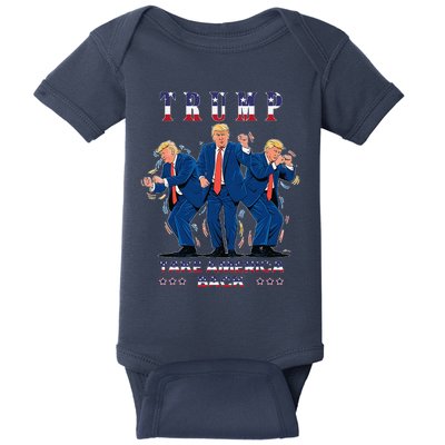 Trump Dance Moves 2024 President 47 Signature Trending Funny Baby Bodysuit