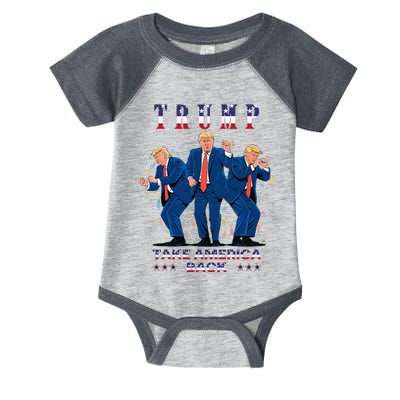 Trump Dance Moves 2024 President 47 Signature Trending Funny Infant Baby Jersey Bodysuit