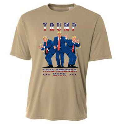 Trump Dance Moves 2024 President 47 Signature Trending Funny Cooling Performance Crew T-Shirt