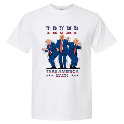 Trump Dance Moves 2024 President 47 Signature Trending Funny Garment-Dyed Heavyweight T-Shirt