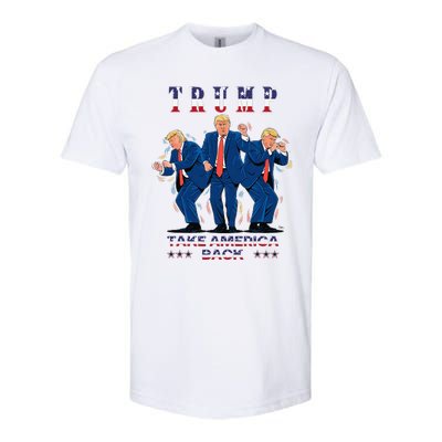 Trump Dance Moves 2024 President 47 Signature Trending Funny Softstyle CVC T-Shirt