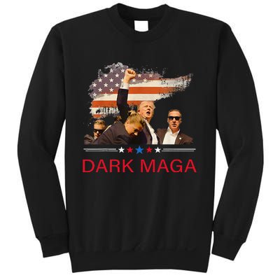 Trump Dark Maga IM Not Just Maga IM Dark Maga Trump 2024 Sweatshirt