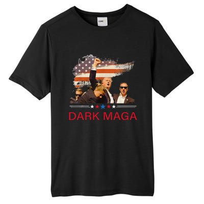 Trump Dark Maga IM Not Just Maga IM Dark Maga Trump 2024 Tall Fusion ChromaSoft Performance T-Shirt