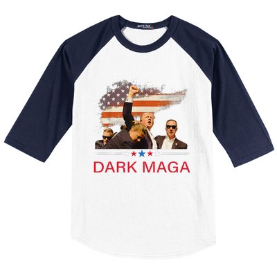 Trump Dark Maga IM Not Just Maga IM Dark Maga Trump 2024 Baseball Sleeve Shirt