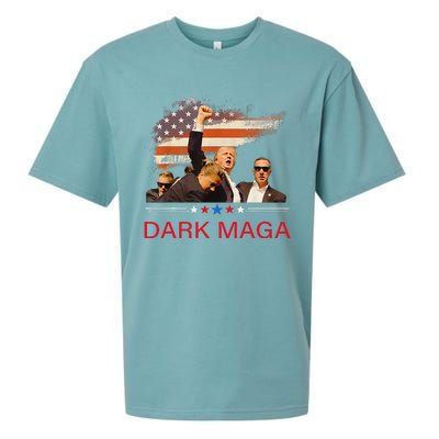 Trump Dark Maga IM Not Just Maga IM Dark Maga Trump 2024 Sueded Cloud Jersey T-Shirt