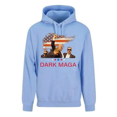 Trump Dark Maga IM Not Just Maga IM Dark Maga Trump 2024 Unisex Surf Hoodie