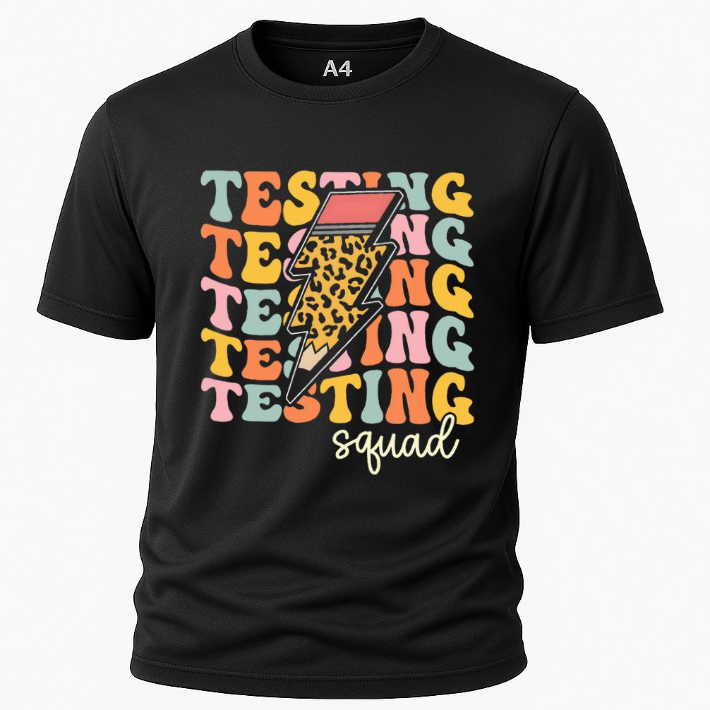 Test Day Motivational Teacher Testing Squad Performance Shirt
