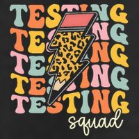 Test Day Motivational Teacher Testing Squad Adult Drive Performance Visor