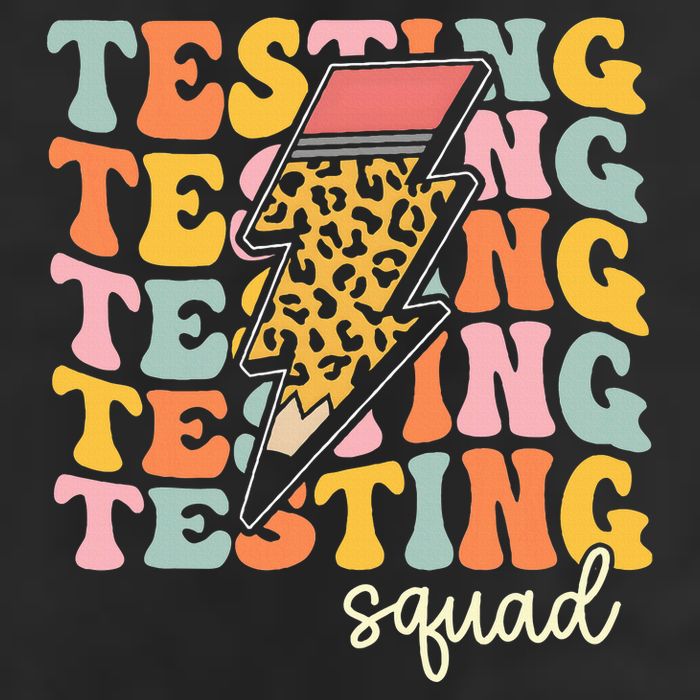 Test Day Motivational Teacher Testing Squad Adult Drive Performance Visor