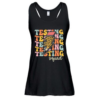 Test Day Motivational Teacher Testing Squad Ladies Essential Flowy Tank
