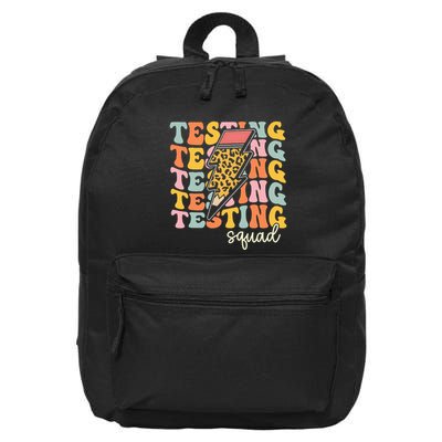 Test Day Motivational Teacher Testing Squad 16 in Basic Backpack