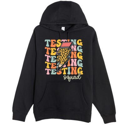 Test Day Motivational Teacher Testing Squad Premium Pullover Hoodie