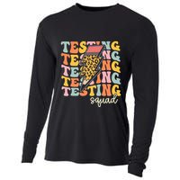 Test Day Motivational Teacher Testing Squad Cooling Performance Long Sleeve Crew