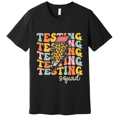 Test Day Motivational Teacher Testing Squad Premium T-Shirt