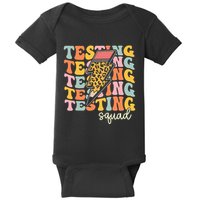 Test Day Motivational Teacher Testing Squad Baby Bodysuit