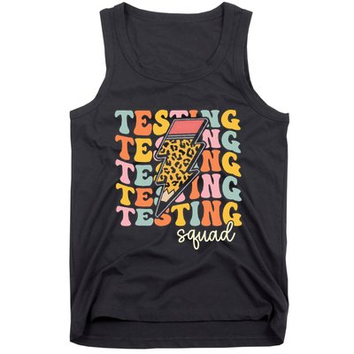 Test Day Motivational Teacher Testing Squad Tank Top