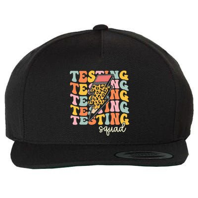 Test Day Motivational Teacher Testing Squad Wool Snapback Cap