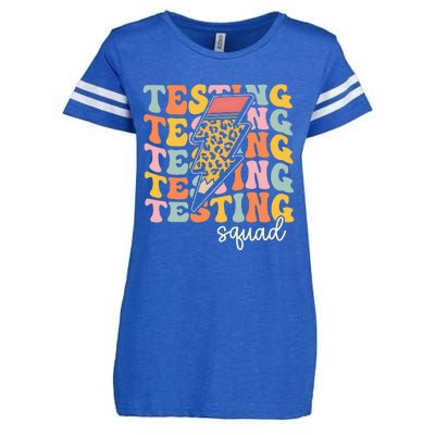 Test Day Motivational Teacher Testing Squad Enza Ladies Jersey Football T-Shirt