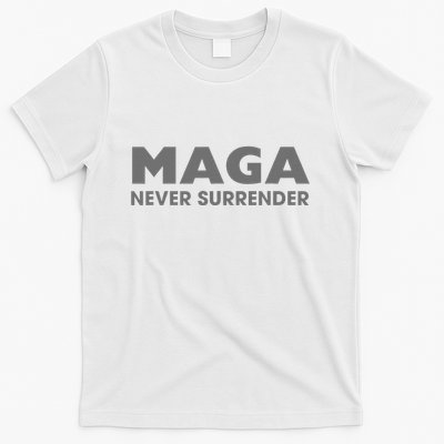 Trump Dark Maga Never Surrender T-Shirt
