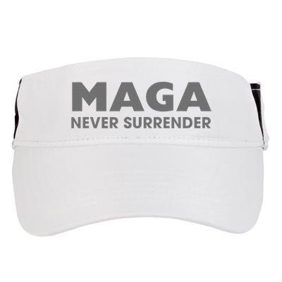Trump Dark Maga Never Surrender Adult Drive Performance Visor