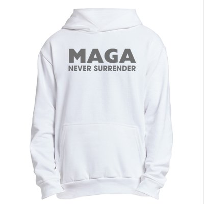 Trump Dark Maga Never Surrender Urban Pullover Hoodie