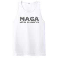 Trump Dark Maga Never Surrender PosiCharge Competitor Tank