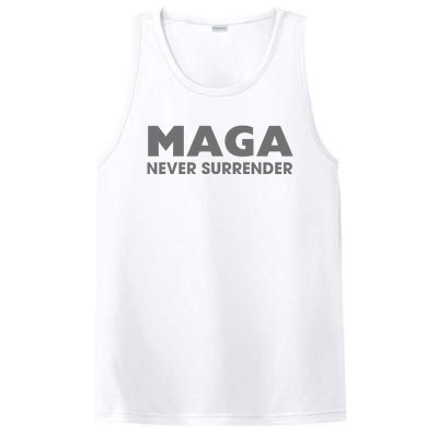 Trump Dark Maga Never Surrender PosiCharge Competitor Tank