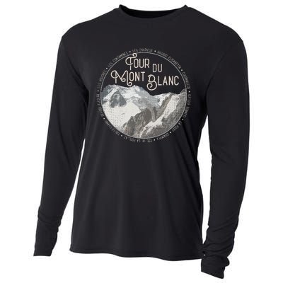 Tour Du Mont Blanc Gear European Hiking Trail Souvenir Hiker Cooling Performance Long Sleeve Crew