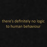 There’S Definitely No Logic To Human Behaviour Ladies PosiCharge Tri-Blend Wicking Tank
