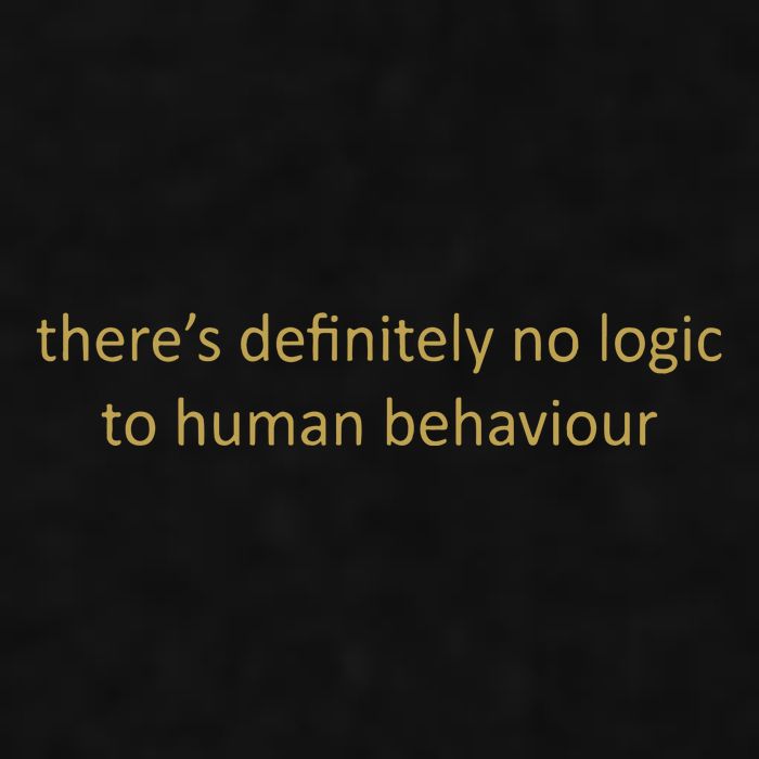 There’S Definitely No Logic To Human Behaviour Ladies PosiCharge Tri-Blend Wicking Tank