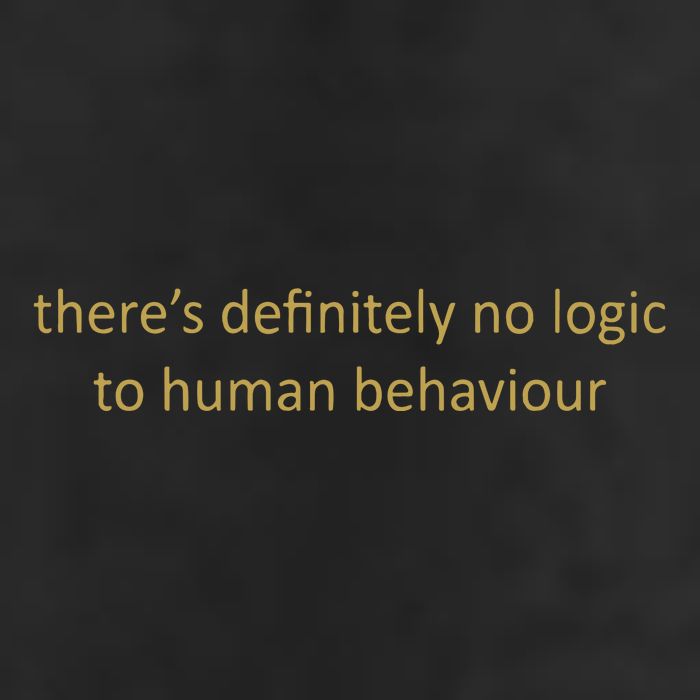 There’S Definitely No Logic To Human Behaviour Golf Towel