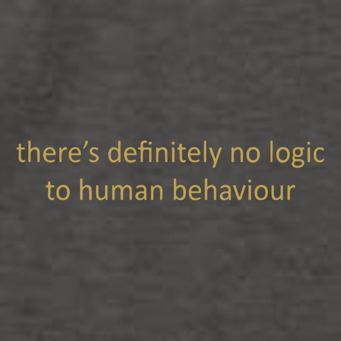 There’S Definitely No Logic To Human Behaviour Vector Backpack