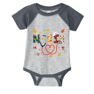 Turkey Day Nursing Thanksgiving Nurse Infant Baby Jersey Bodysuit