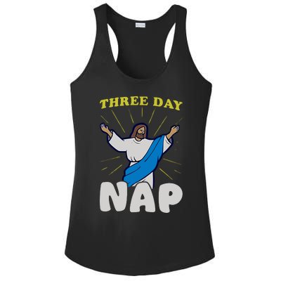 Three Day Nap Jesus Ladies PosiCharge Competitor Racerback Tank